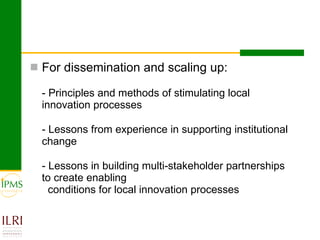 Analysing and documenting innovation and innovation processes