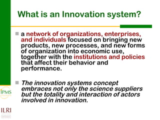 Analysing and documenting innovation and innovation processes
