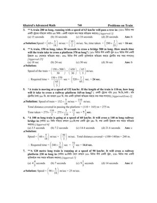 Train related all important math & solution[www.itmona.com] | PDF