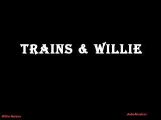 Trains & Willie Willie Nelsen Auto-Musical  