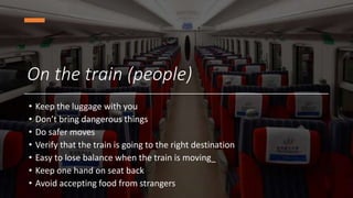Train Trip Risk Train Safety | PPTX