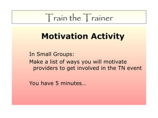 Train The Trainer Module Train the Trainer Training Module to Learn Basics of Trainer | PPT