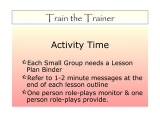 Train the Trainer Training Module to Learn Basics of Trainer | PPT
