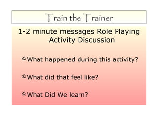 Train the Trainer Training Module to Learn Basics of Trainer | PPT