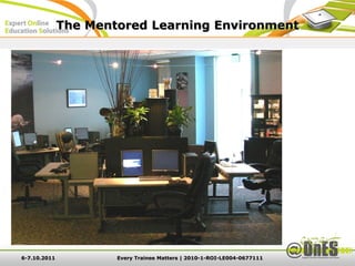 The Mentored Learning Environment




6-7.10.2011           Every Trainee Matters | 2010-1-ROI-LE004-0677111
 