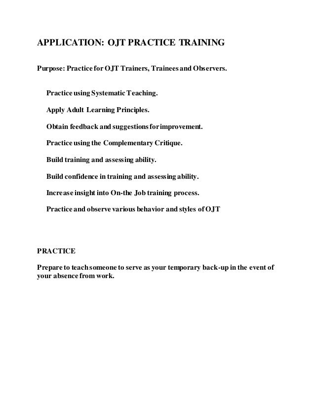 train the trainer for