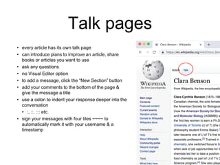 Getting started with Wikipedia editing ppt | PPTX