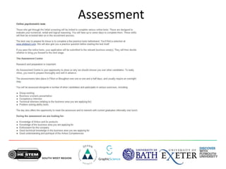 Assessment
 