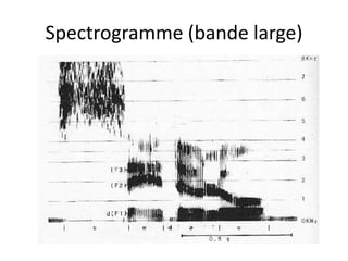 Spectrogramme (bande large)
 