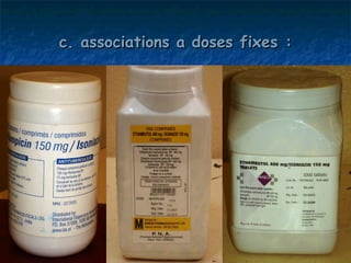 c. associations a doses fixes :
 