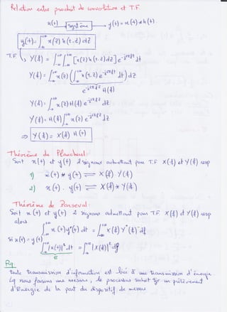 Traitement de signal