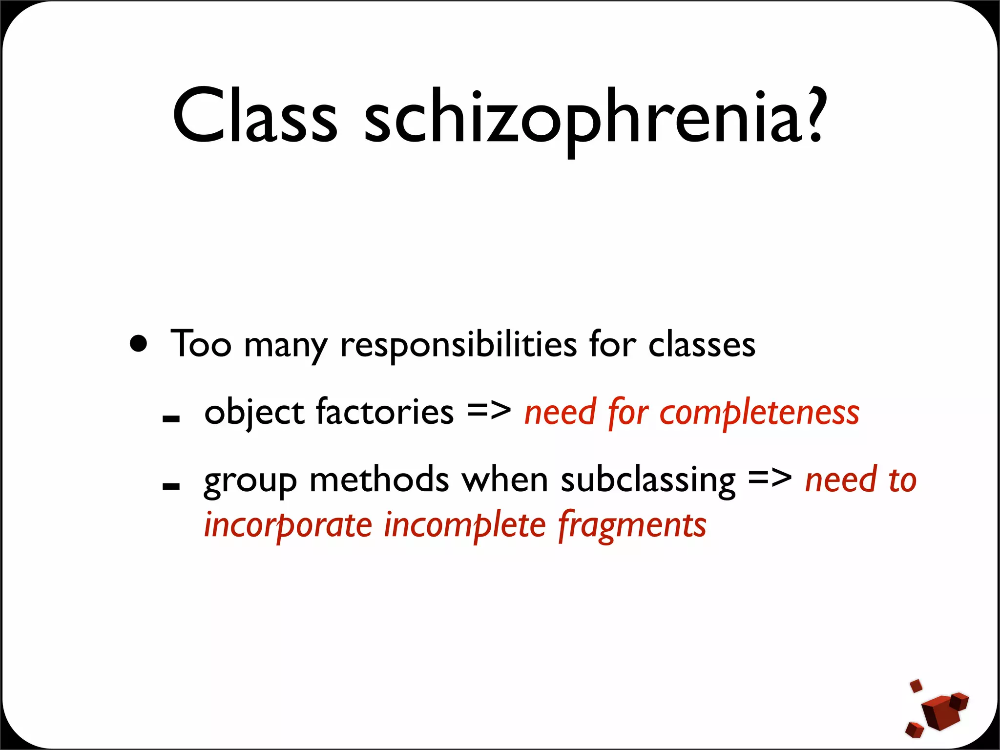 Presentation of Traits