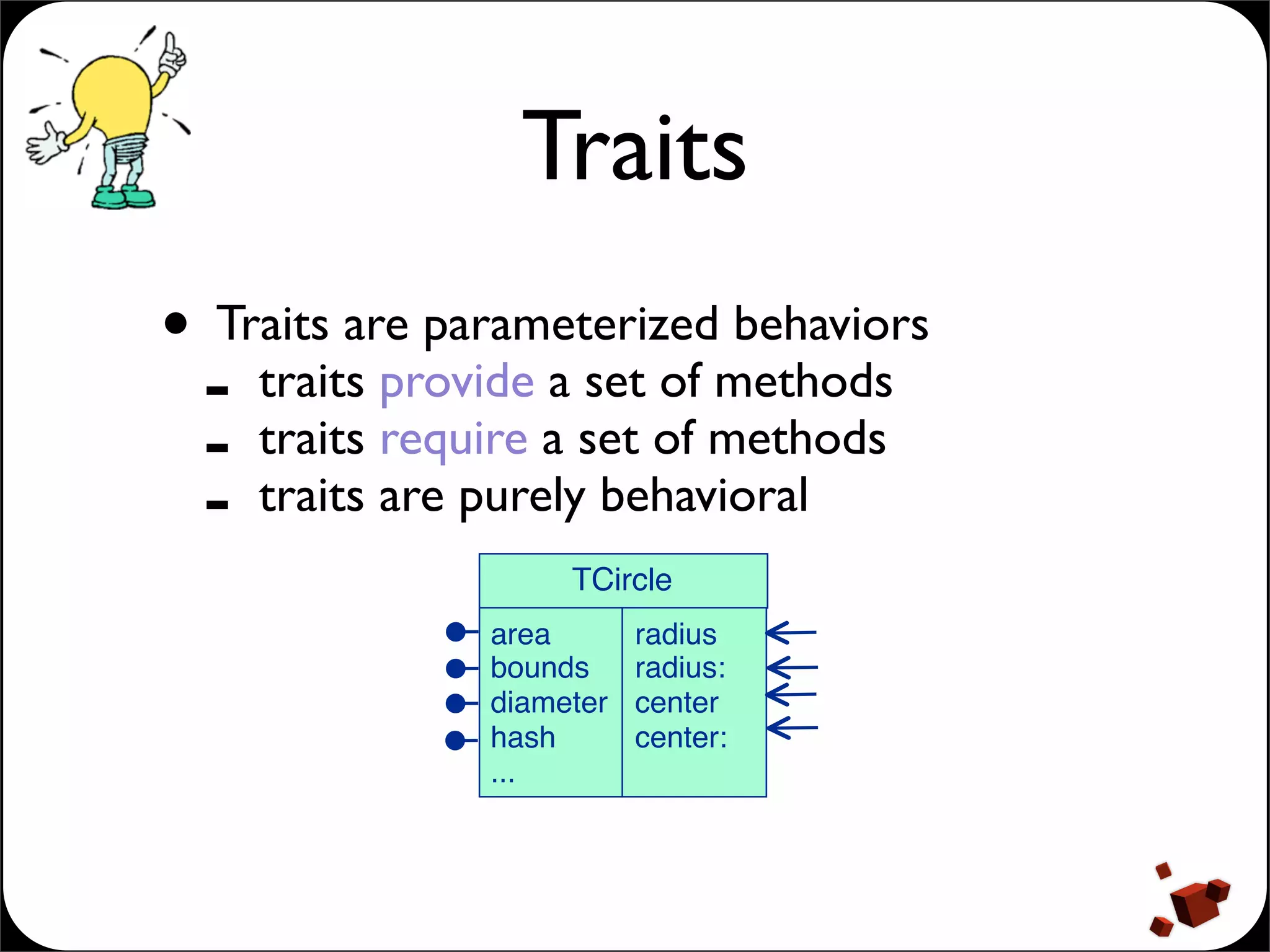 Presentation of Traits