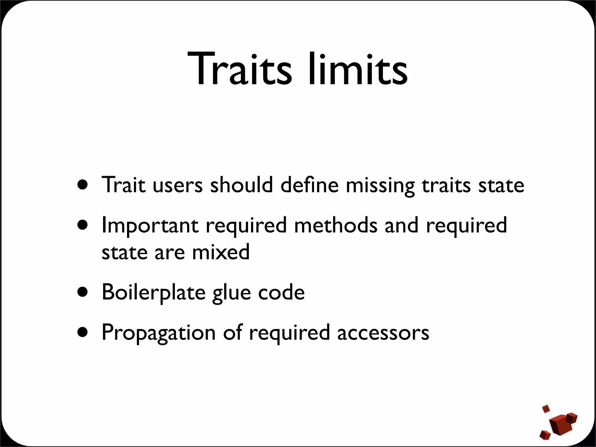 Presentation of Traits