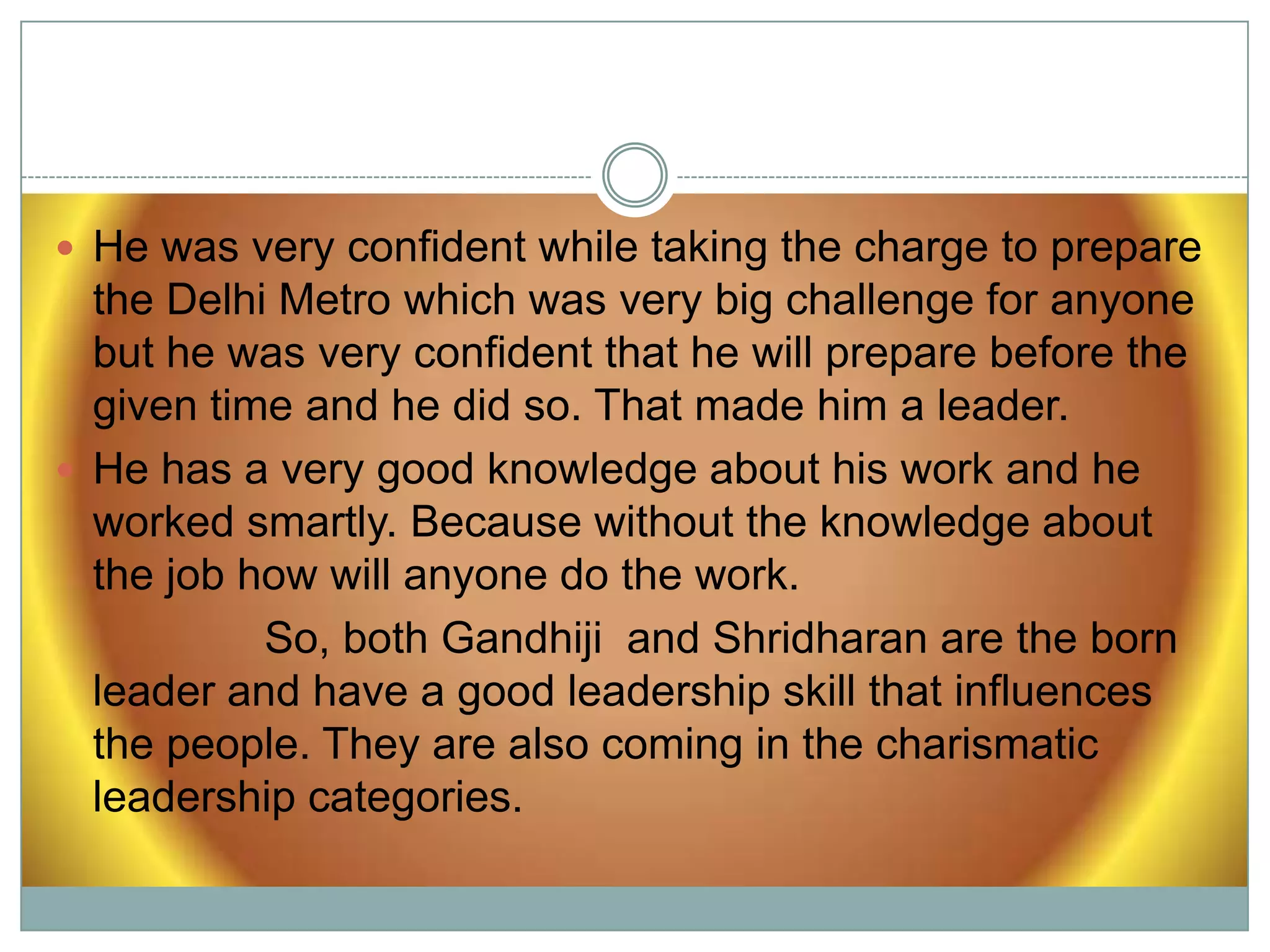 Trait theory of leadership PPT