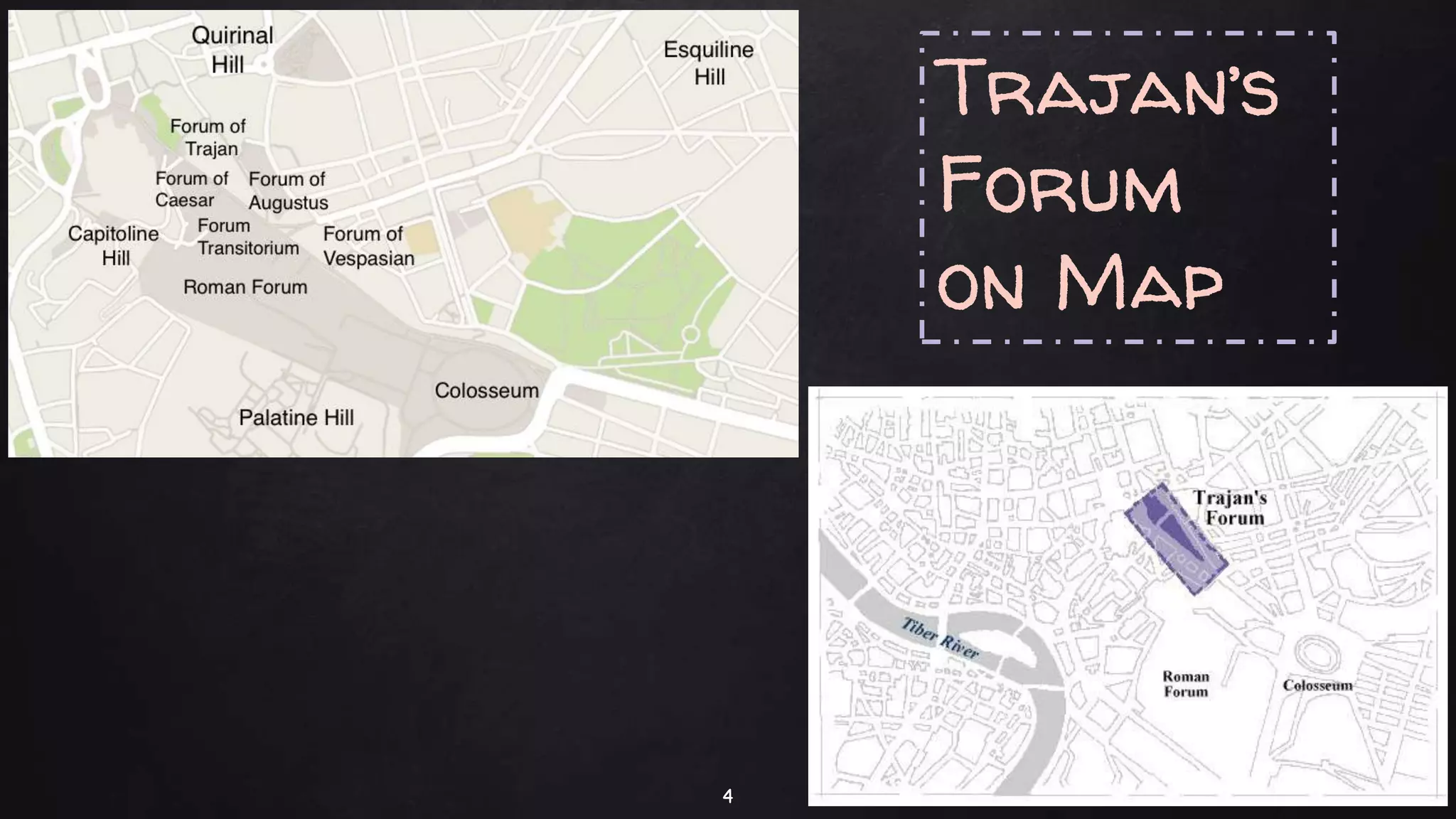 Triangular Forum Map FORUM OF TRAJAN, ROME | PPTX