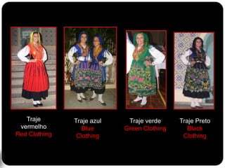 Traje vermelhoRedClothingTraje verdeGreenClothingTraje PretoBlackClothingTraje azulBlueClothing