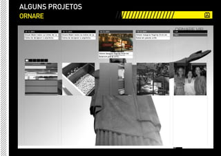 ALGUNS PROJETOS
ORNARE            ///////////////////
 