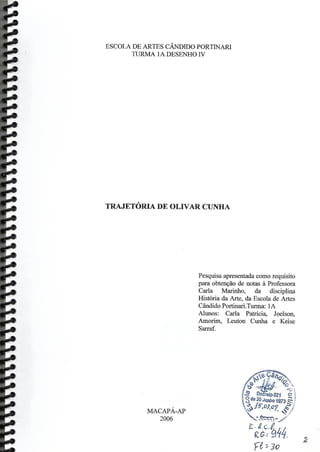 Trajetória de Olivar Cunha