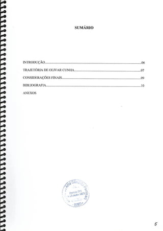 Trajetória de Olivar Cunha