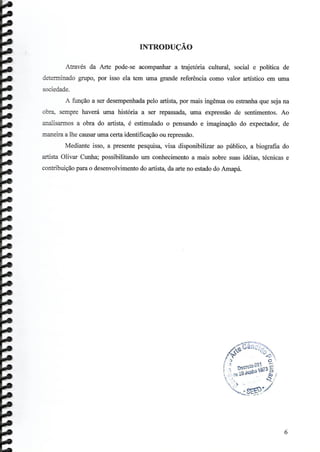 Trajetória de Olivar Cunha