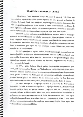 Trajetória de Olivar Cunha