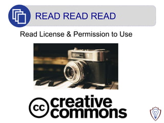 READ READ READ
Read License & Permission to Use

 