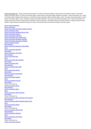 Trakya Üniversitesi Tıp : trakya üniversitesi devamsızlık, tıp trakya üniversitesi diploma, trakya trakya üniversitesi eczacılık, üniversitesi
trakya üniversitesi edirne, tıp trakya üniversitesi eğitim, trakya trakya üniversitesi eğitim fakültesi konularıdır. Trakya Üniversitesi Tıp : trakya
üniversitesi eğitim fakültesi ders programı, üniversitesi trakya üniversitesi eğitim fakültesi öğrenci işleri, tıp trakya üniversitesi eğitimi, trakya
trakya üniversitesi eğitimi fiyatı, üniversitesi trakya üniversitesi eğitimleri, tıp trakya üniversitesi enez kampı içerir. Trakya Üniversitesi Tıp :
trakya üniversitesi erasmus, trakya trakya üniversitesi erasmus programı, üniversitesi trakya üniversitesi farabi, tıp trakya üniversitesi final
tarihleri, trakya trakya üniversitesi formasyon ön kayıt, üniversitesi trakya üniversitesi formasyon sonuçları sayılır.

edirne trakya üniversitesi
trakya üniversitesi
trakya üniversitesi 2010-2011 akademik takvim
trakya üniversitesi adres
trakya üniversitesi akademik takvim 2011
trakya üniversitesi anlatımı
trakya üniversitesi anlatımları
trakya üniversitesi aylık yemek listesi
trakya üniversitesi ayşekadın kampüsü
trakya üniversitesi ayşekadın yerleşkesi
trakya üniversitesi besyo
Akiza Akademi
trakya üniversitesi bilgisayar mühendisliği
Akiza
trakya üniversitesi bölümleri
Akiza Eğitim
trakya üniversitesi çift anadal
Akiza Akademi
trakya üniversitesi ders
Akiza
trakya üniversitesi ders programı
Akiza Eğitim
trakya üniversitesi dersi
Akiza Akademi
trakya üniversitesi dersi fiyatı
Akiza
trakya üniversitesi dersleri
Akiza Eğitim
trakya üniversitesi devamsızlık
Akiza Akademi
trakya üniversitesi diploma
Akiza
trakya üniversitesi eczacılık
Akiza Eğitim
trakya üniversitesi tıp
trakya üniversitesi edirne
Akiza Akademi
trakya üniversitesi eğitim
Akiza
trakya üniversitesi eğitim fakültesi
Akiza Eğitim
trakya üniversitesi tıp
trakya üniversitesi eğitim fakültesi ders programı
Akiza Akademi
trakya üniversitesi eğitim fakültesi öğrenci işleri
Akiza
trakya üniversitesi eğitimi
Akiza Eğitim
trakya üniversitesi tıp
trakya üniversitesi eğitimi fiyatı
Akiza Akademi
trakya üniversitesi eğitimleri
Akiza
trakya üniversitesi enez kampı
Akiza Eğitim
trakya üniversitesi tıp
trakya üniversitesi erasmus
 