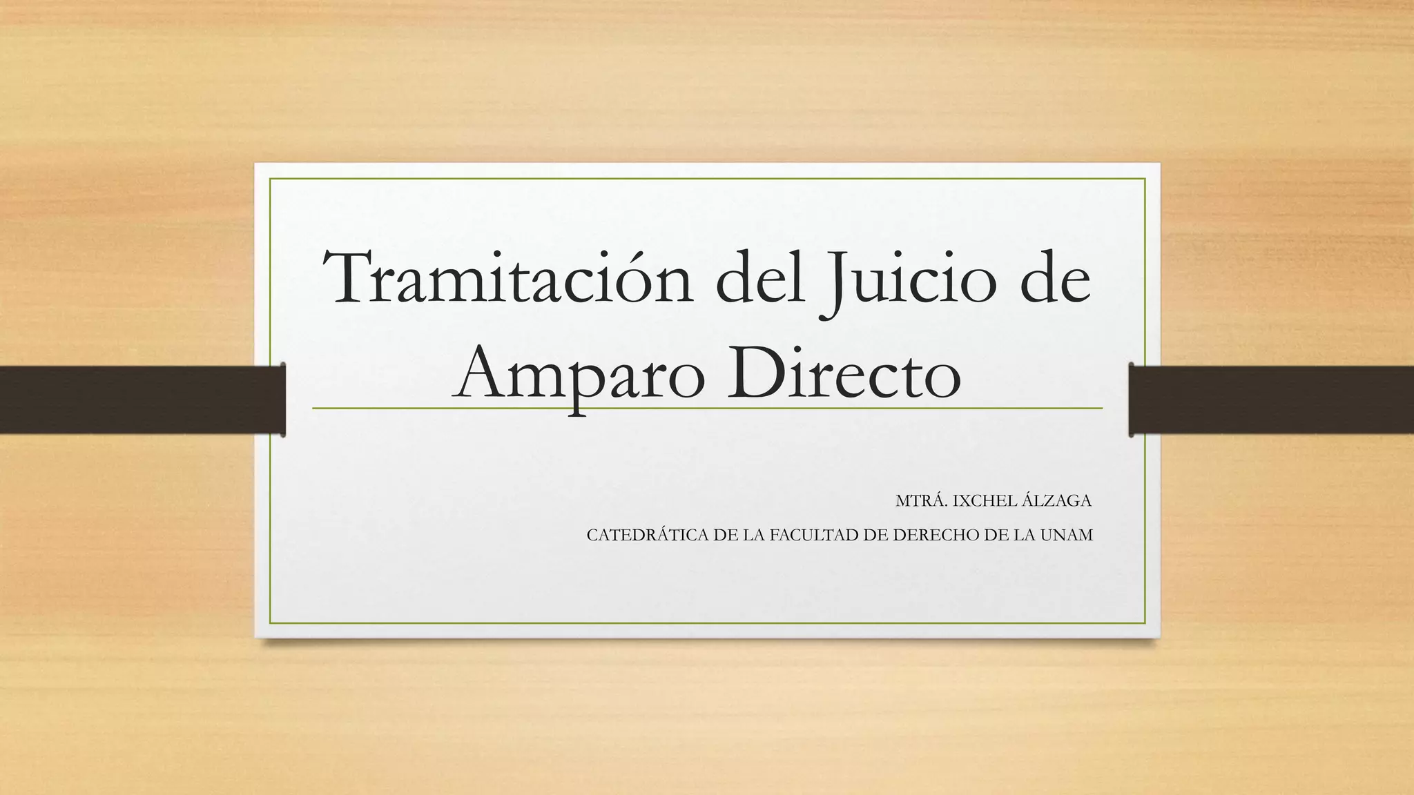 Tramitación del Juicio de Amparo Directo | PDF