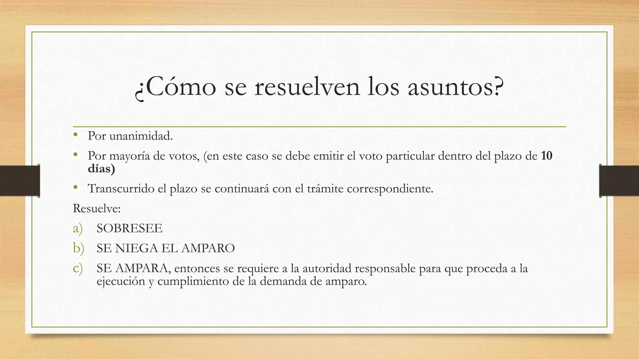 Tramitación del Juicio de Amparo Directo | PDF