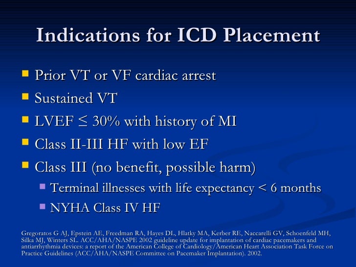 Implantable Cardioverter Defibrillators in Heart Failure (20051102)