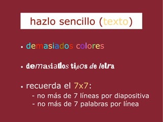 ¿cómo evitar las trampas del powerpoint?