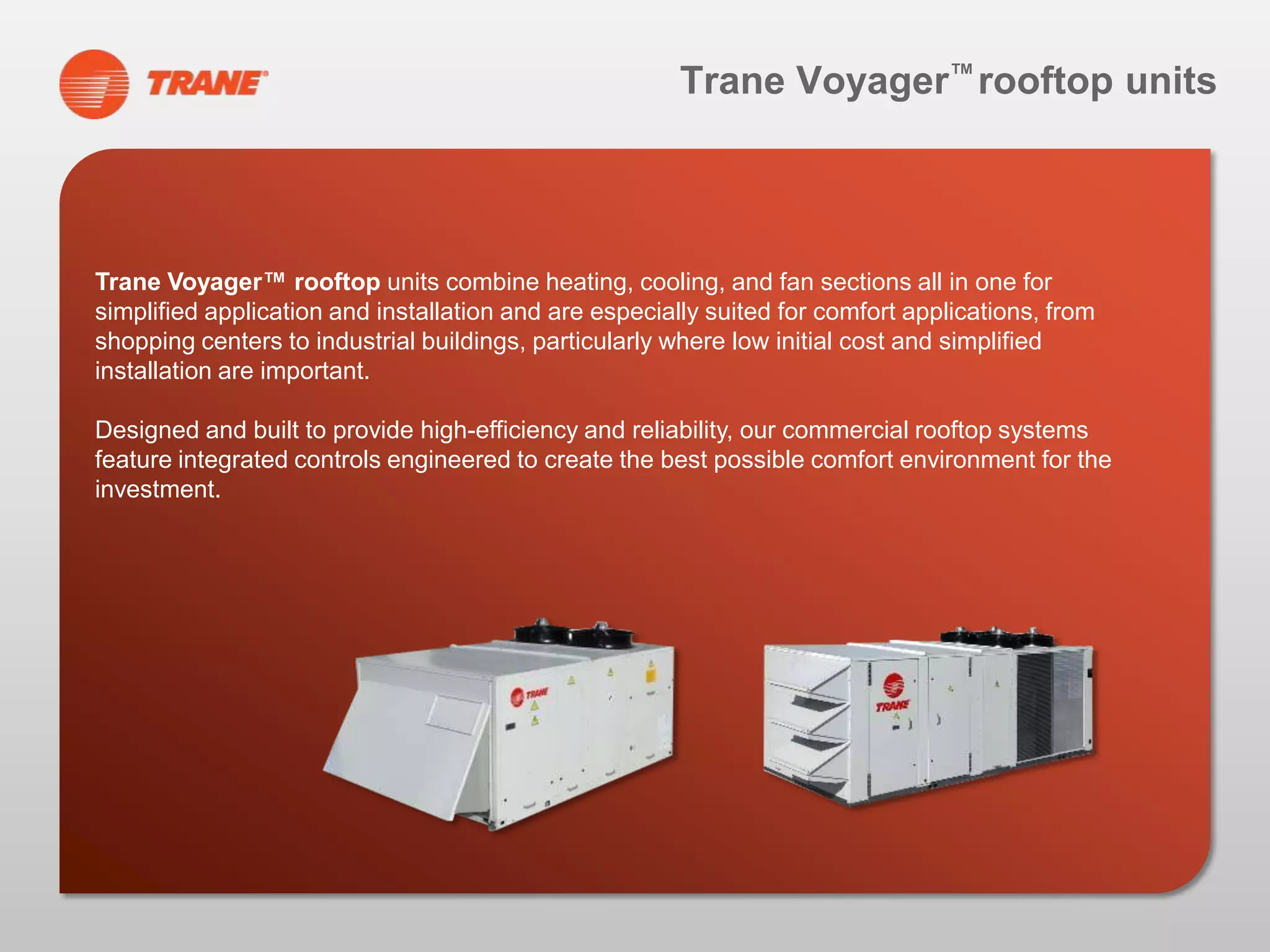 Trane Rooftop Controllers Trane rooftop-animation-final-en-autorun | PPTX