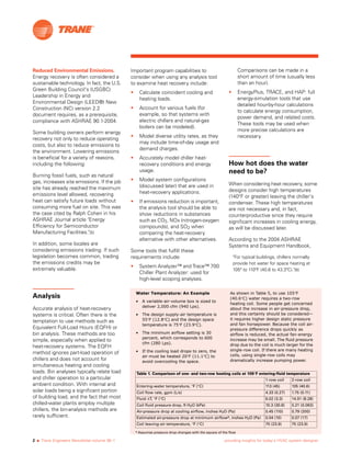 Trane eng newsletter heat recovery | PDF