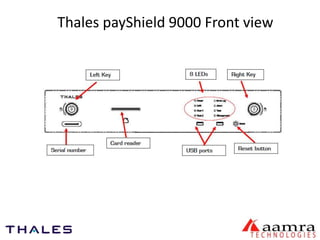 Thales payShield 9000 Front view 
 