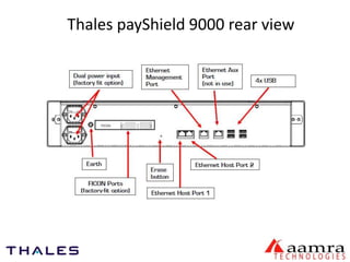 Thales payShield 9000 rear view 
 