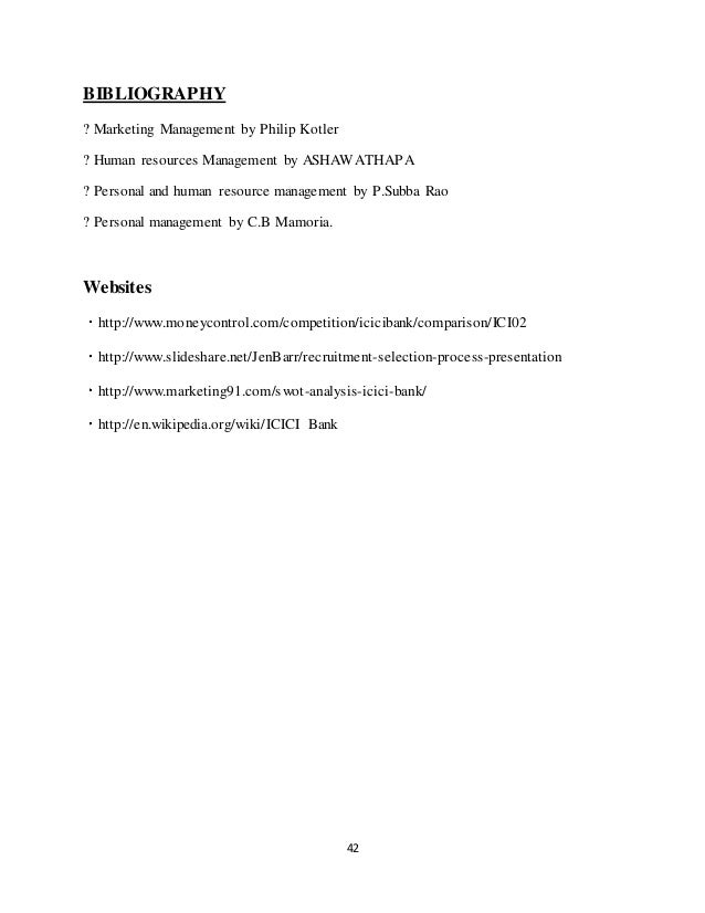 Training And Devlopment In Icici Bank