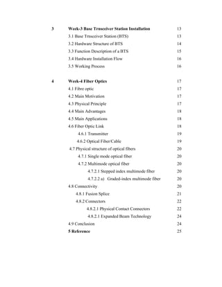 Industrial Training Report on Telecomunication | PDF