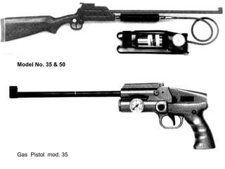 Model No. 35 & 50 Gas  Pistol  mod. 35  