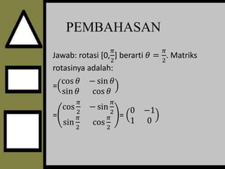Transformasi rotasi | PPTX