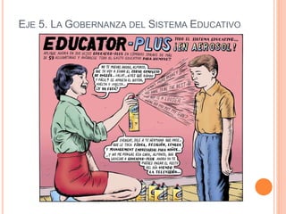 EJE 5. LA GOBERNANZA DEL SISTEMA EDUCATIVO
 