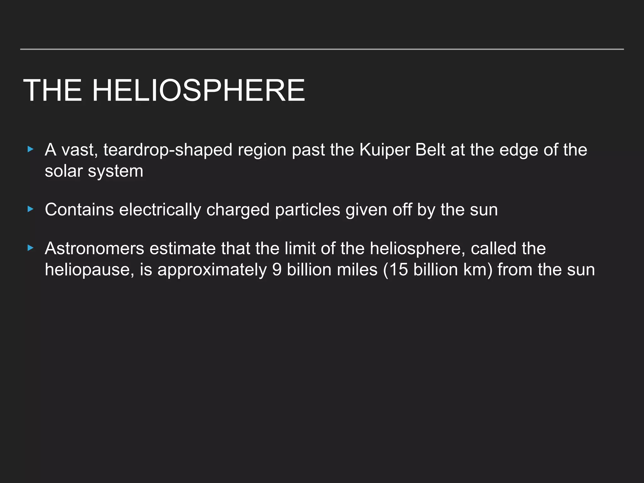 Trans neptunian region | PPTX