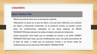 TRANSACCIONES | PPTX