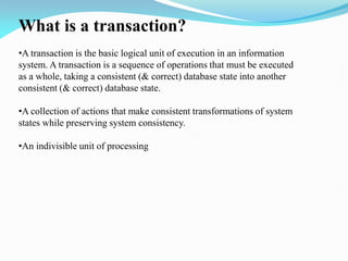 Transaction unit 2 ggsipu DBMS database .pdf