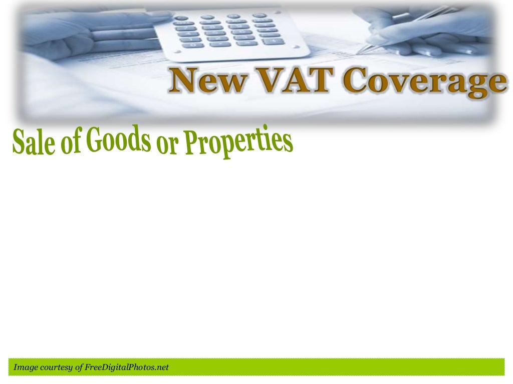 Transactions Covered by Value Added Tax (VAT) in the Philippines