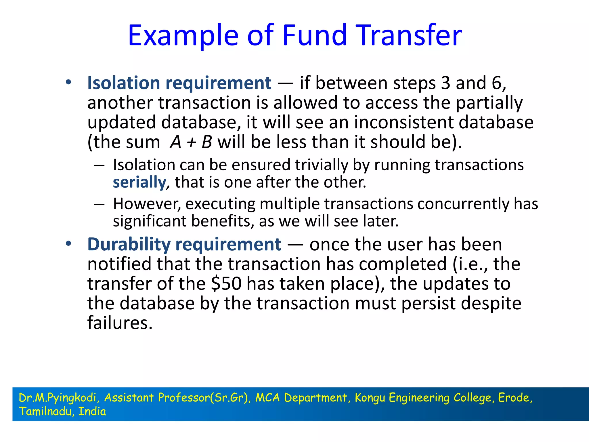 Transaction in DBMS | PDF