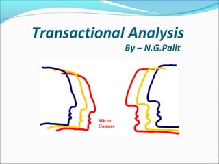 Transactional Analysis
By – N.G.Palit
 