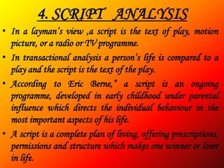 Transactional analysis | PPTX