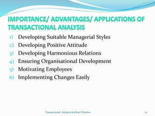 1) Developing Suitable Managerial Styles
2) Developing Positive Attitude
3) Developing Harmonious Relations
4) Ensuring Or...
