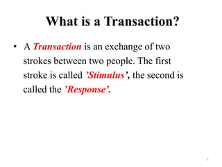 Transactional analysis TA | PPTX